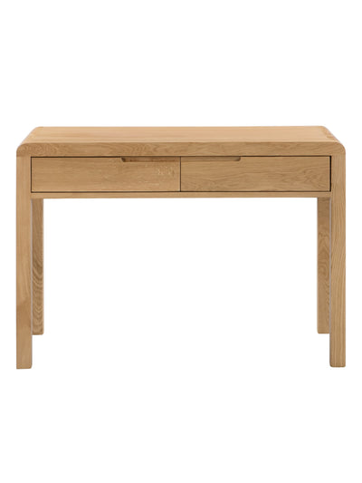 Curve Oak 2 Drawer Dressing Table & Stool