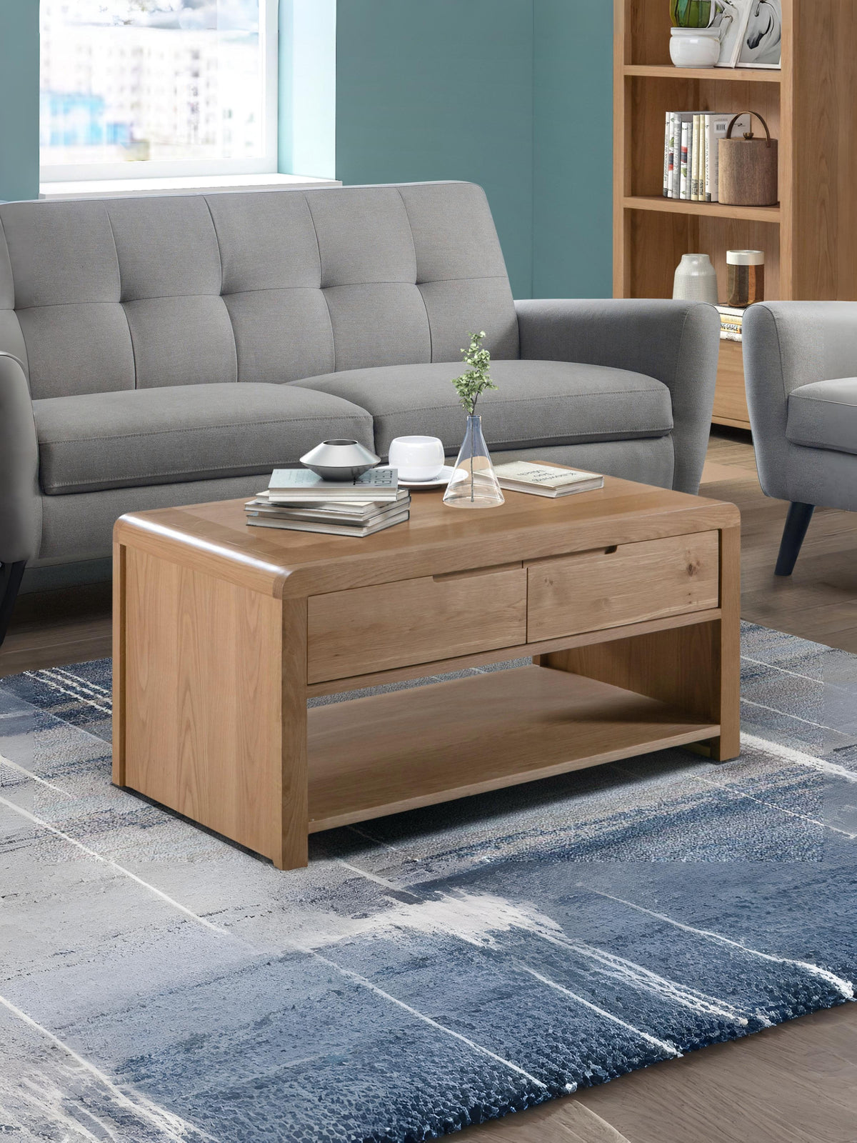 Curve Oak Coffee Table