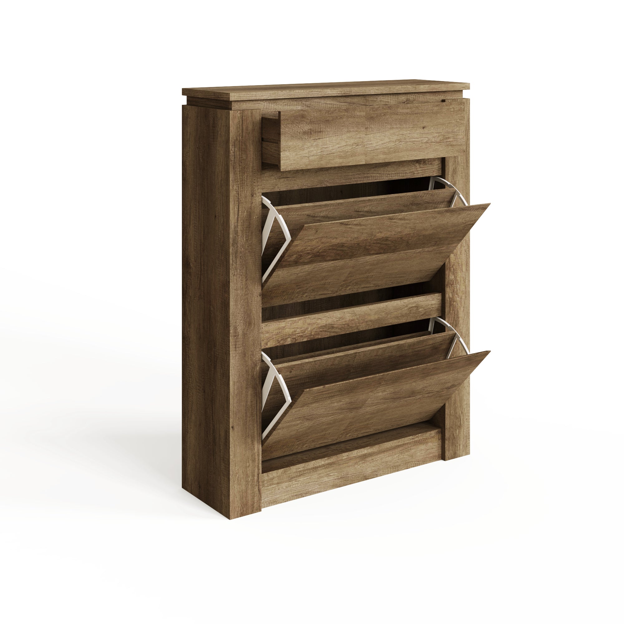 Canyon Oak Shoe Cabinet - GFW – GFW, view 3