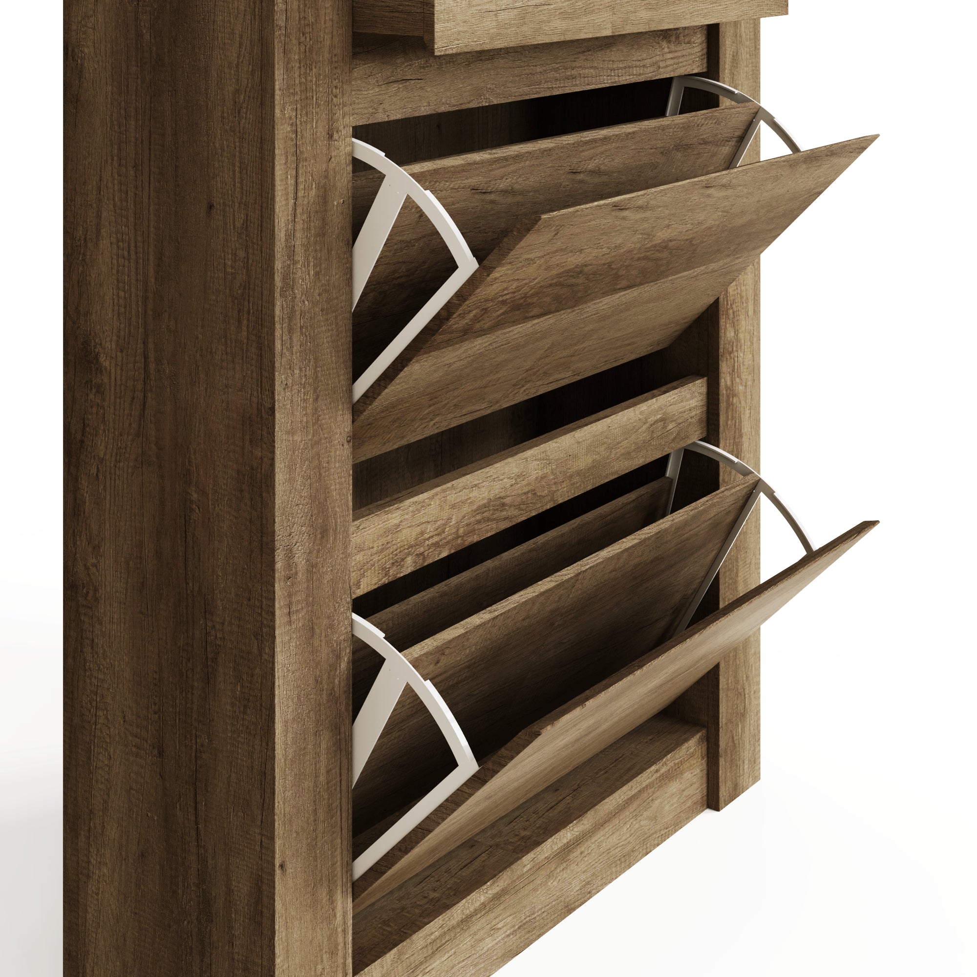 Canyon Oak Shoe Cabinet - GFW – GFW, view 6