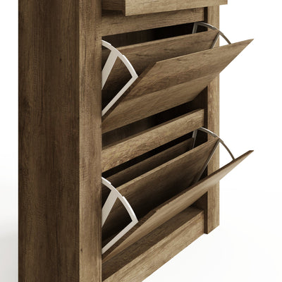 Canyon Oak Shoe Cabinet - GFW – GFW, view 6