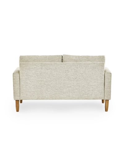 Daisy Beige Pearl Barley Upholstered Compact 2 Seater Sofa