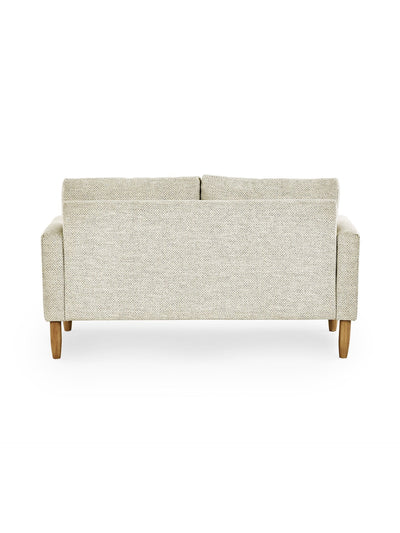 Daisy Beige Pearl Barley Upholstered Compact 2 Seater Sofa – Julian Bowen, view 4