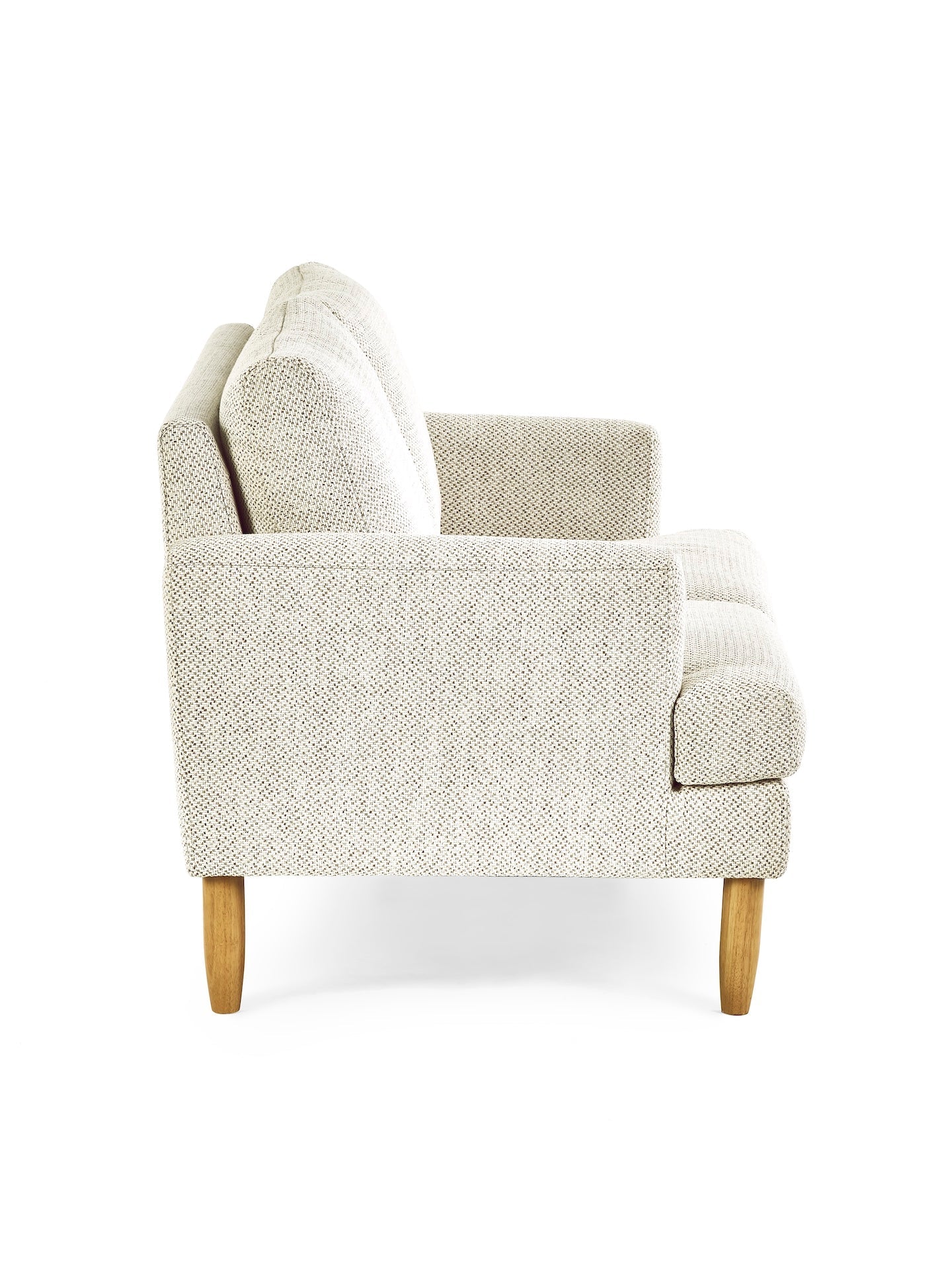 Daisy Beige Pearl Barley Upholstered Compact 2 Seater Sofa – Julian Bowen, view 5