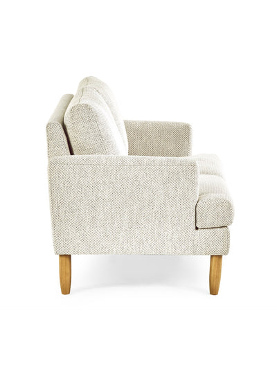Daisy Beige Pearl Barley Upholstered Compact 2 Seater Sofa – Julian Bowen, view 5