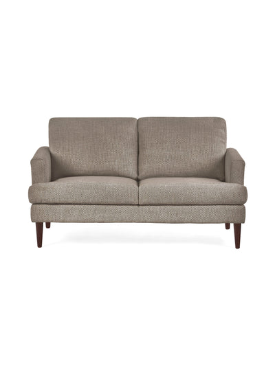 Daisy Coyote Grey Chenille Upholstered Compact 2 Seater Sofa