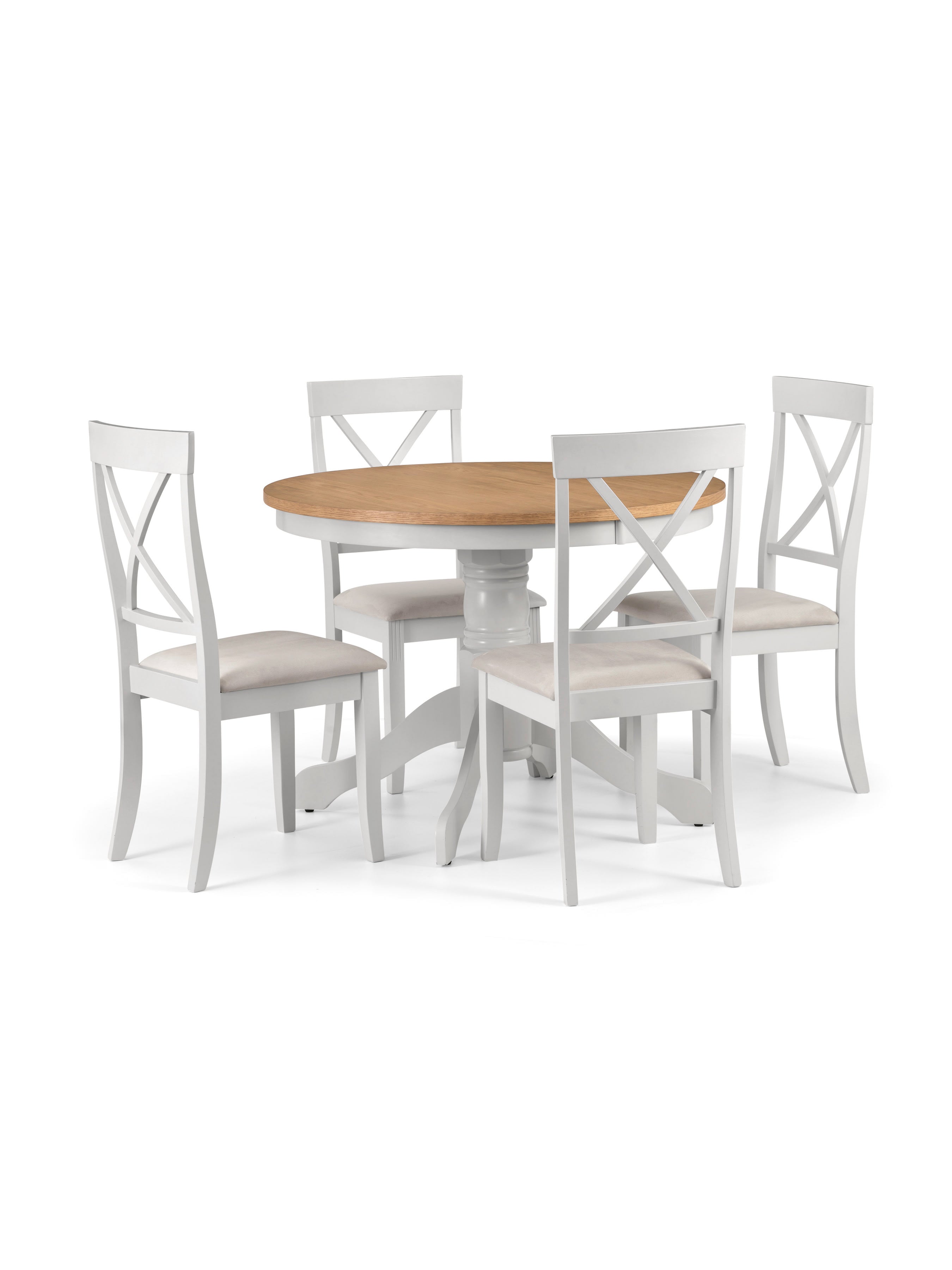 Davenport Elephant Grey Dining Chairs (Set Of 2)