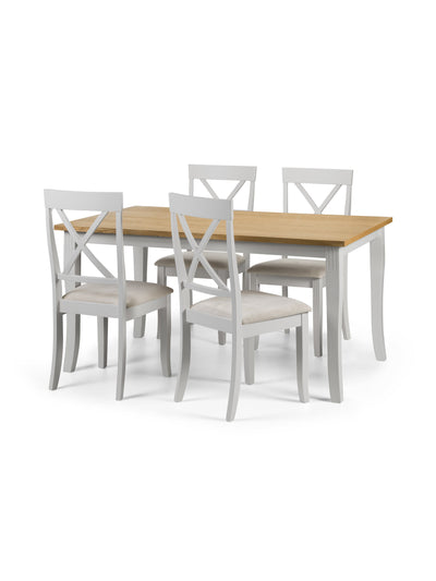Davenport Elephant Grey Dining Chairs (Set Of 2)