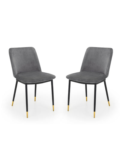 Delaunay Dining Chairs - Grey (Set Of 2)