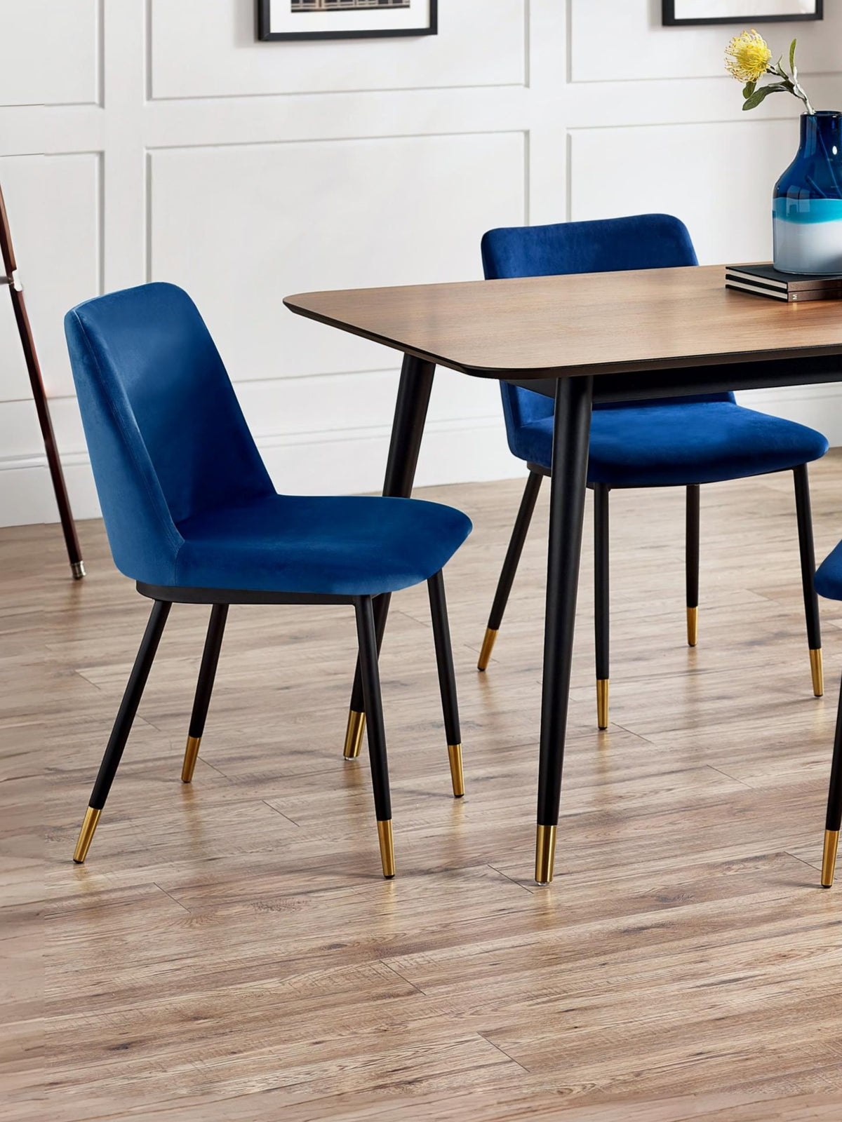 Delaunay Dining Chairs (Set Of 2) Blue Velvet