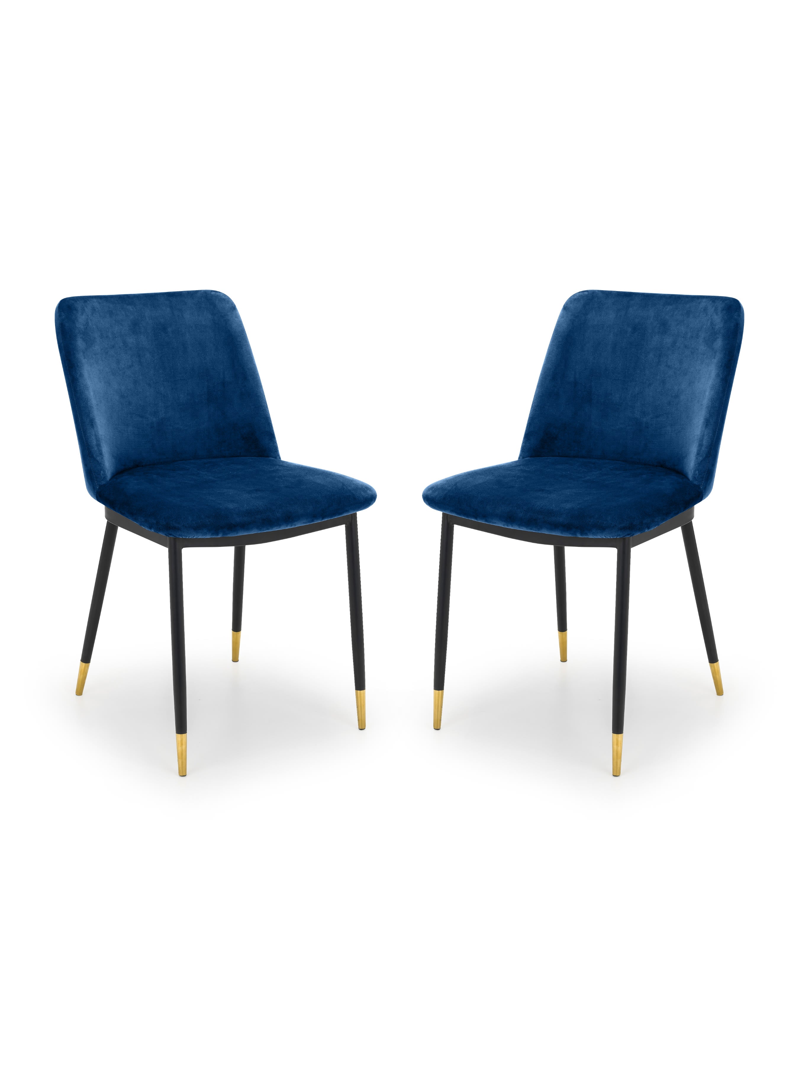 Delaunay Dining Chairs (Set Of 2) Blue Velvet