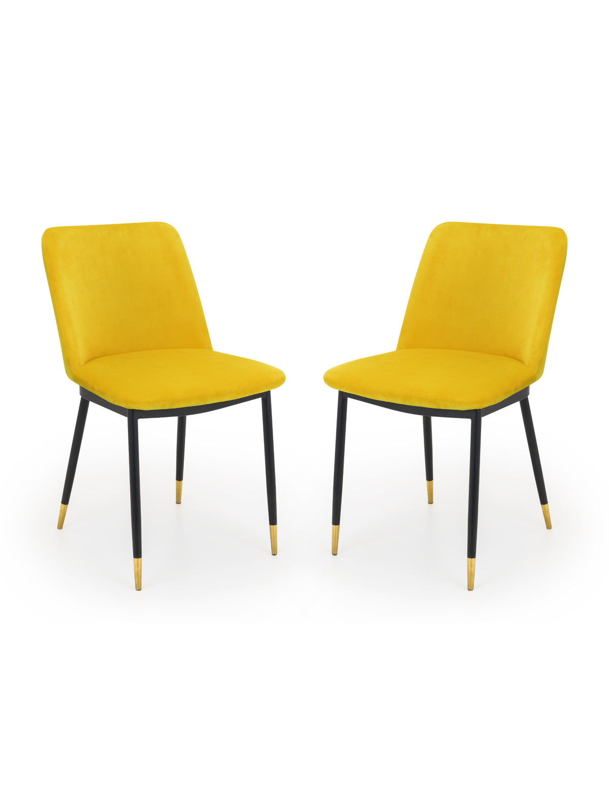 Delaunay Dining Chairs - Mustard (Set Of 2)