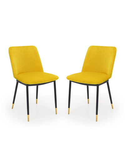 Delaunay Dining Chairs - Mustard (Set Of 2)