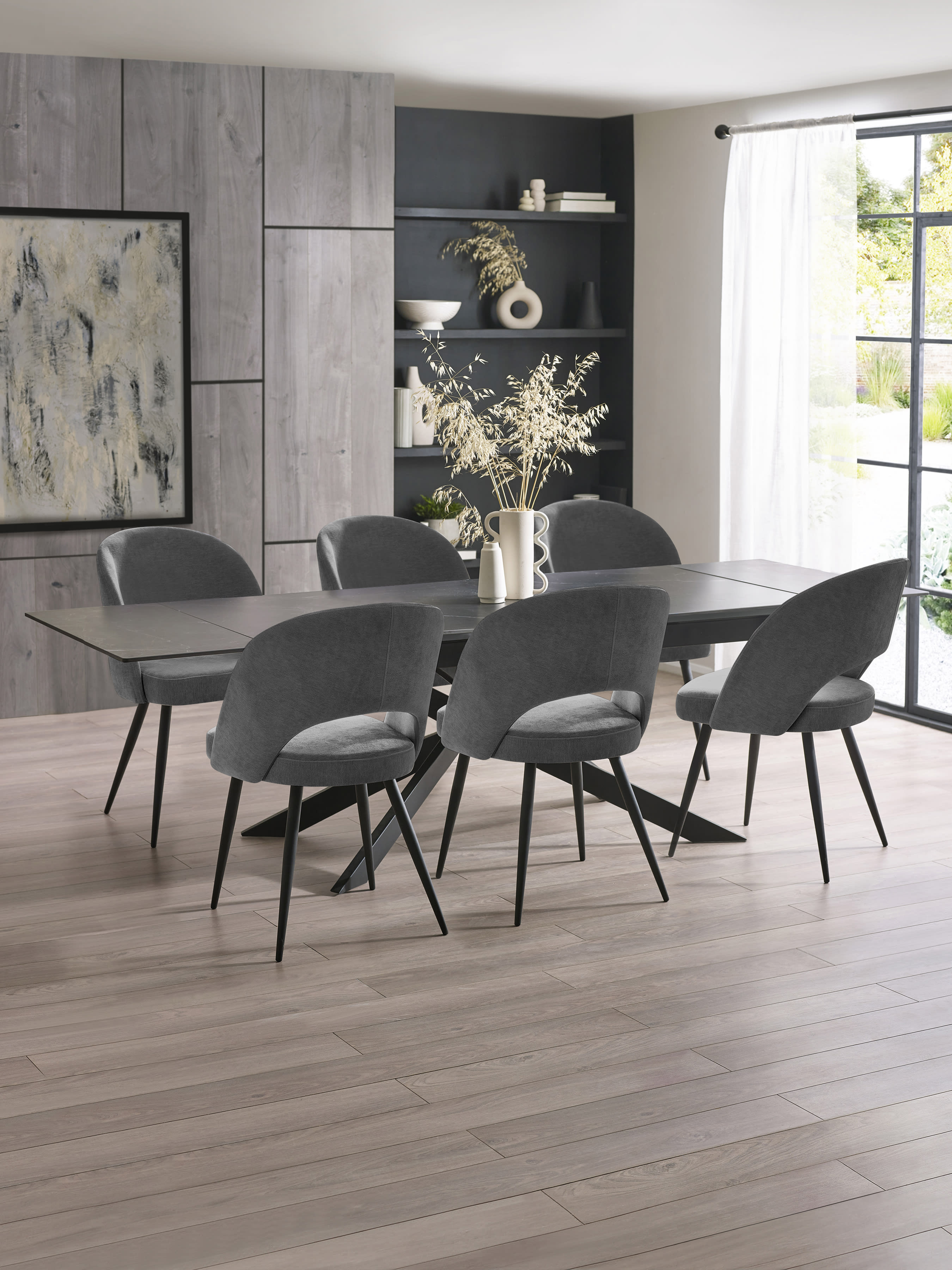 Ella Dining Chairs - Onyx (Set of 2)