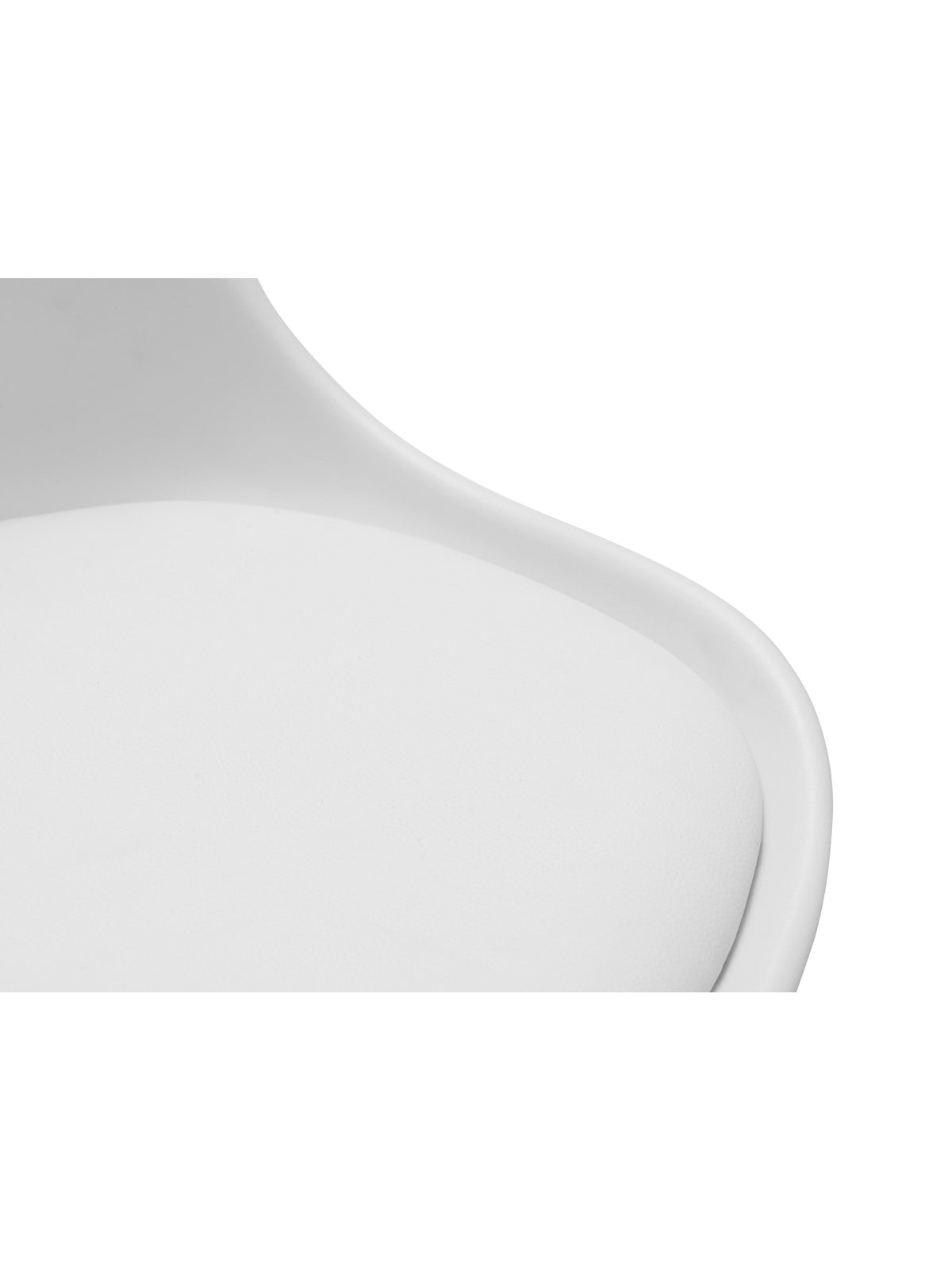 Erika Office Chair - White/Chrome