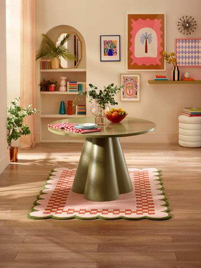Fable Round Dining Table – Green