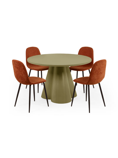 Fable Round Dining Table – Green