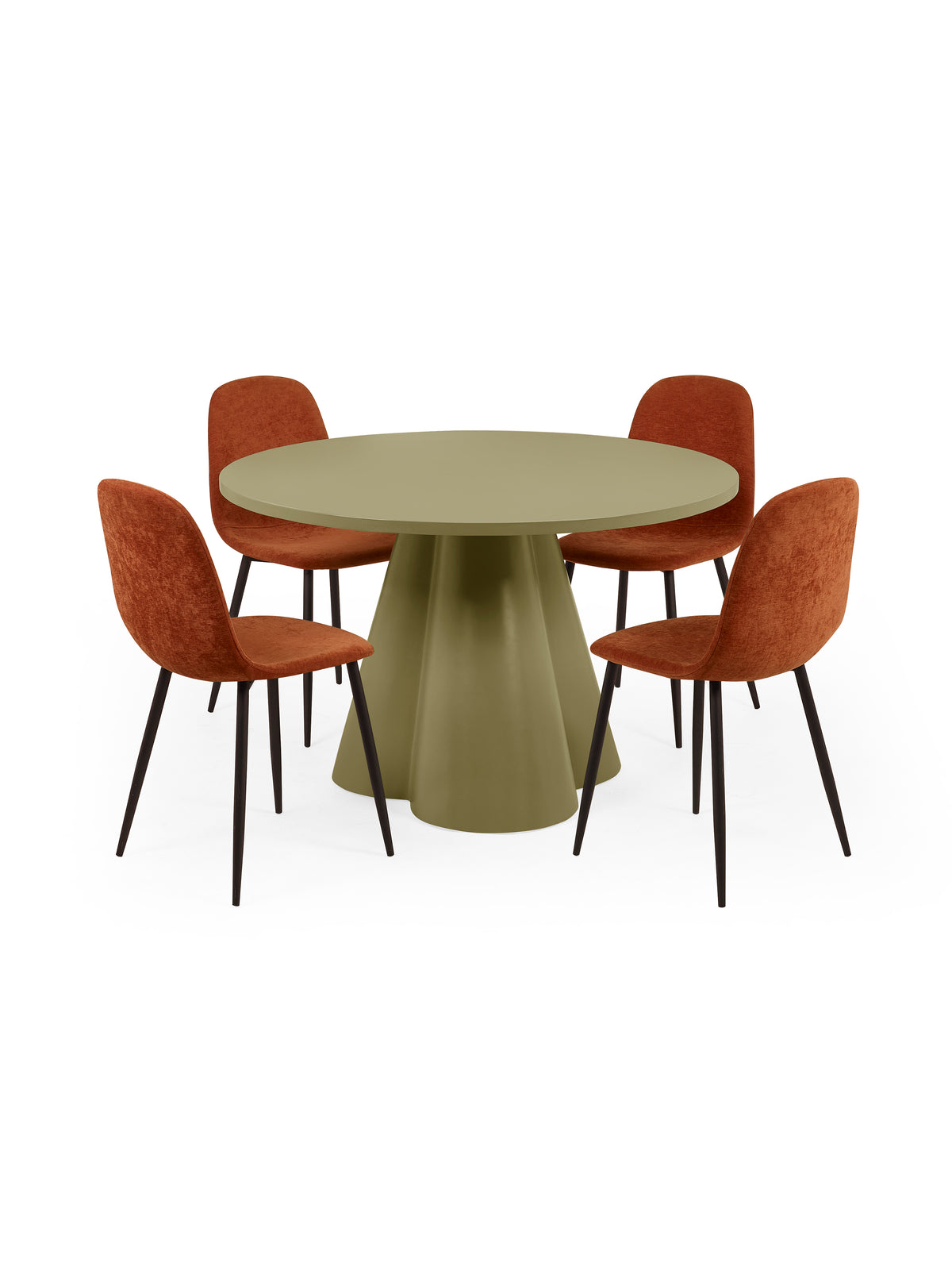 Fable Round Dining Table – Green