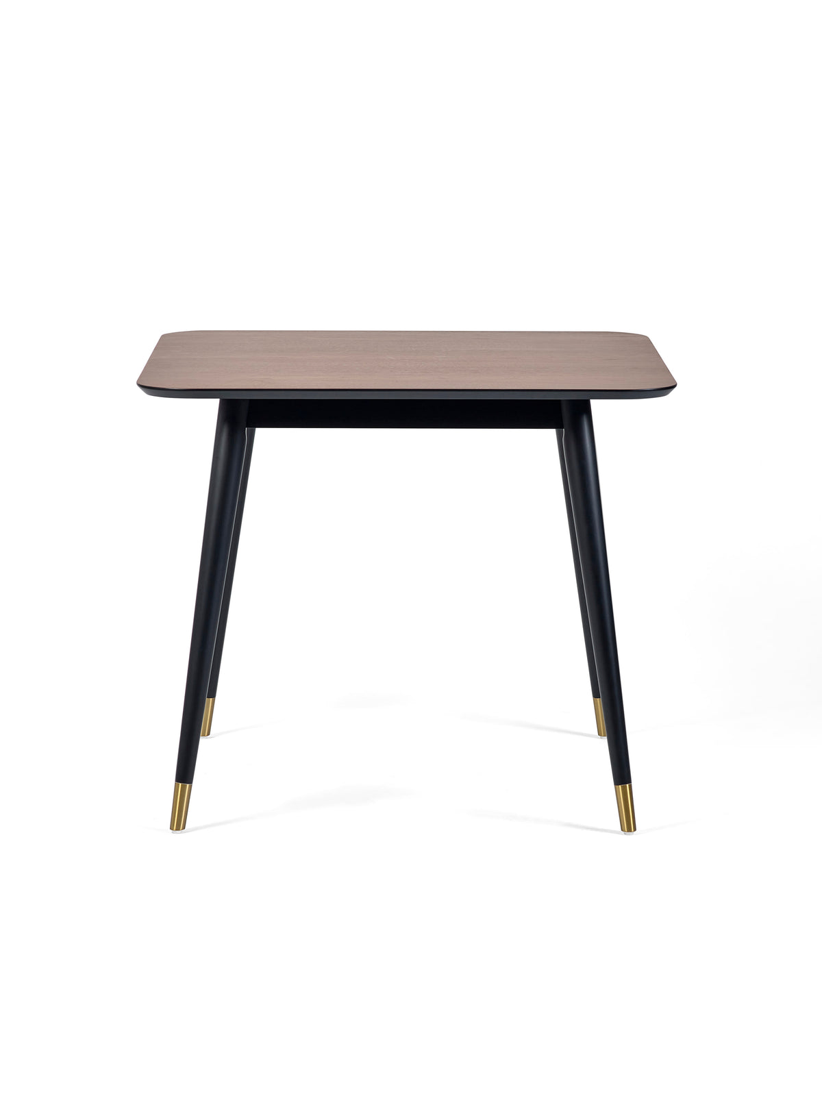 Findlay Square Dining Table - Walnut & Black