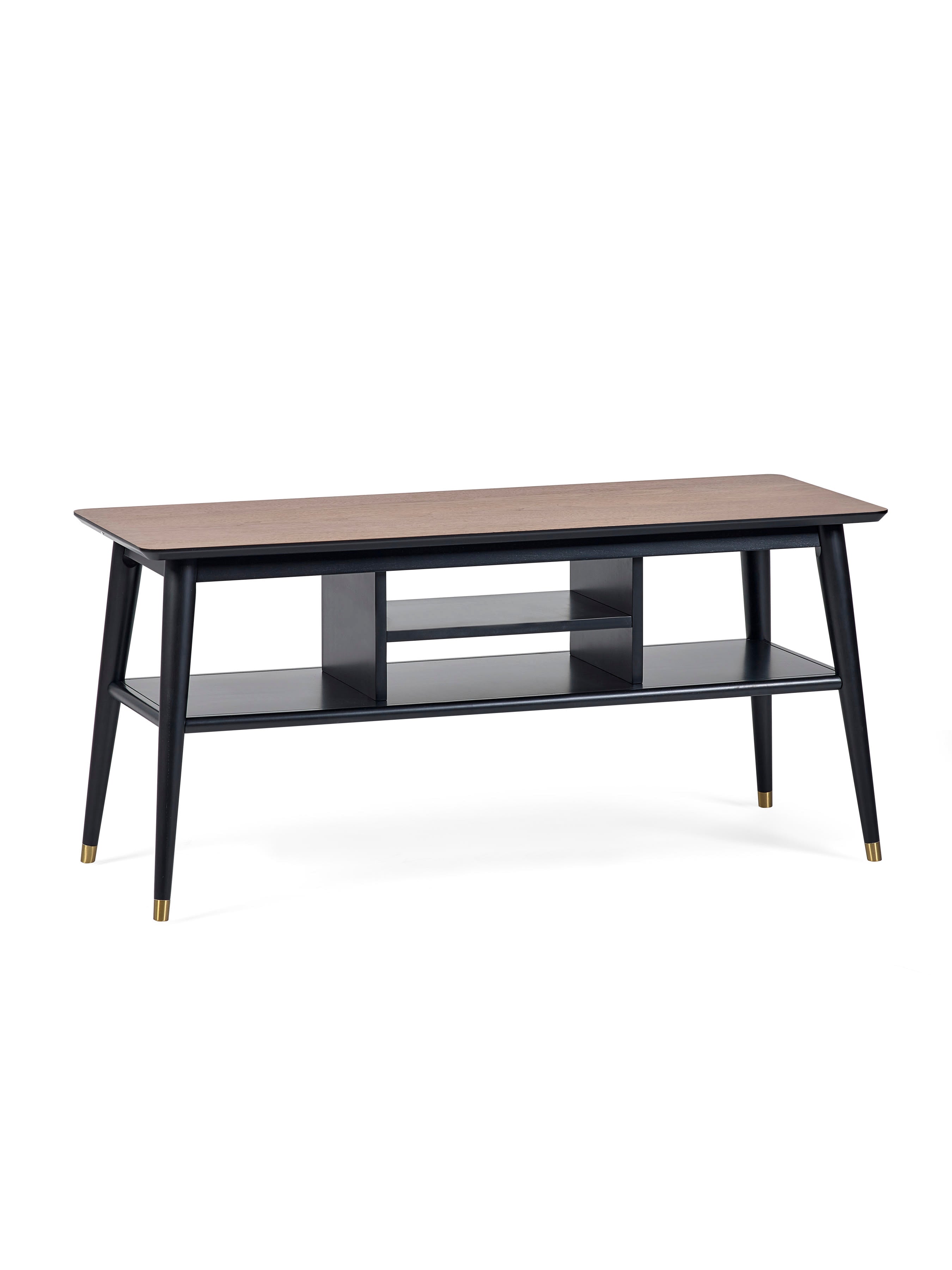 Findlay Media Unit - Walnut & Black