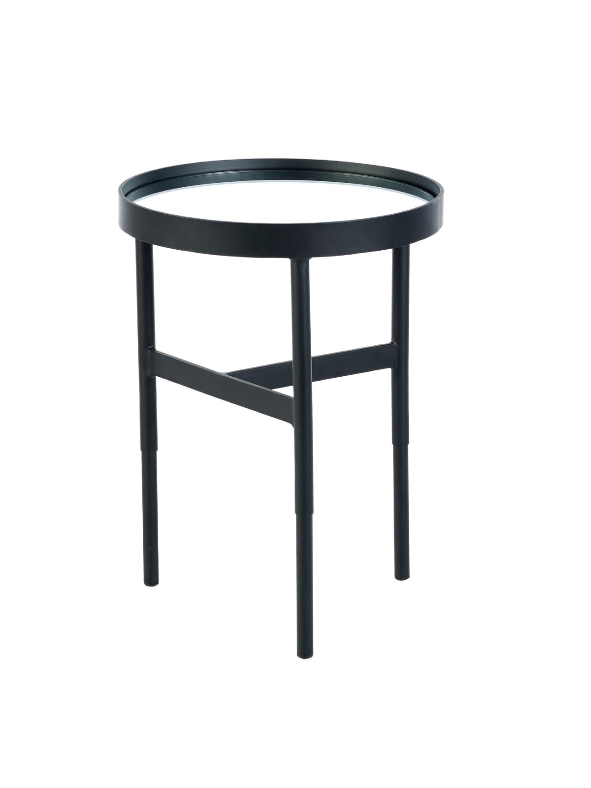 Franki Mirror Glass Lamp Table