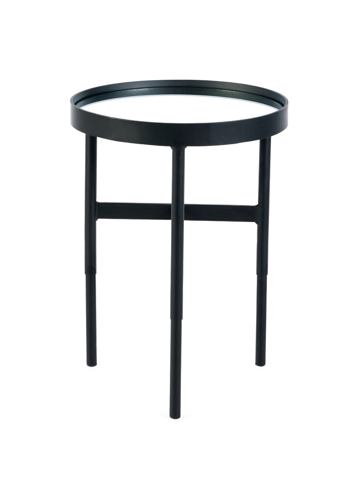 Franki Mirror Glass Lamp Table