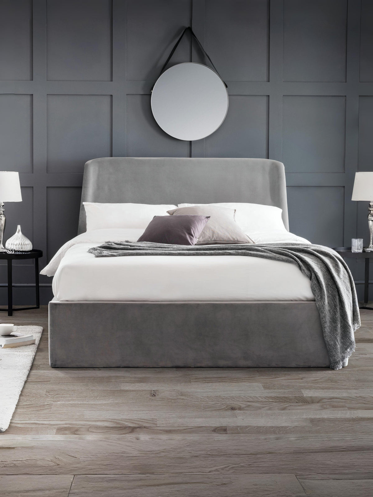 Frida Storage Ottoman Bed - Grey