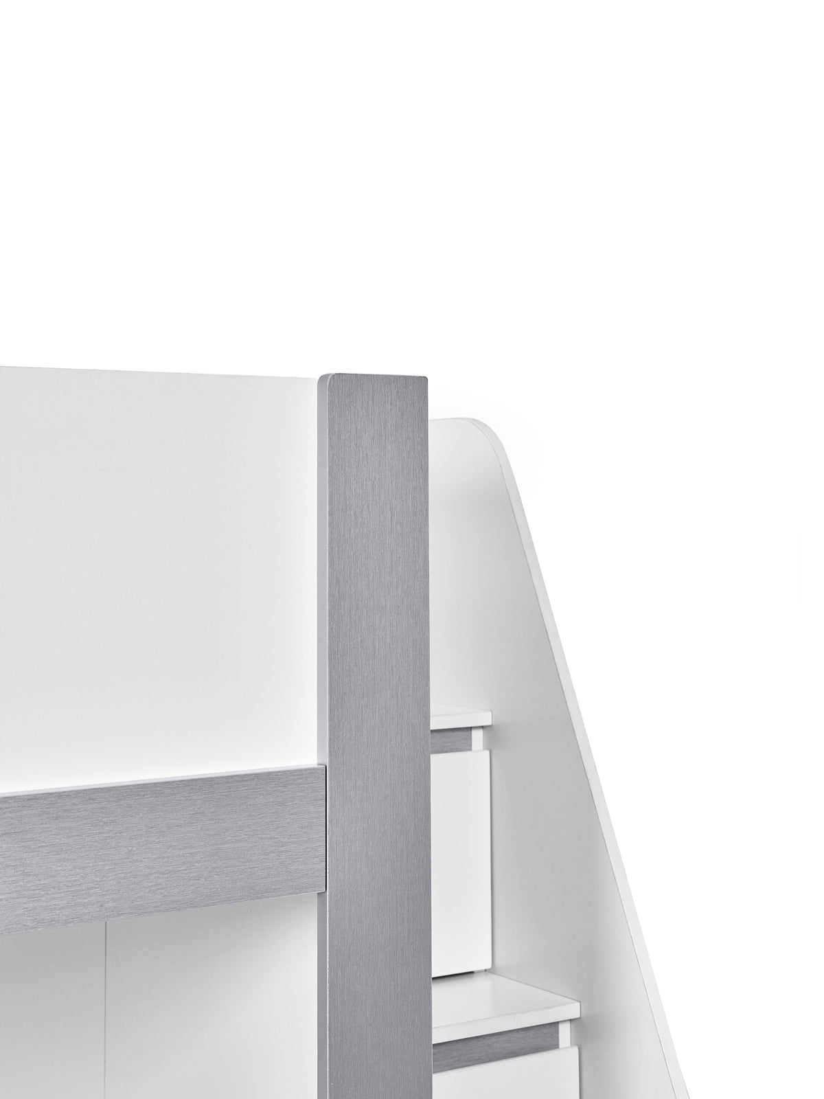 Gaia Bunk Bed - White and Silver