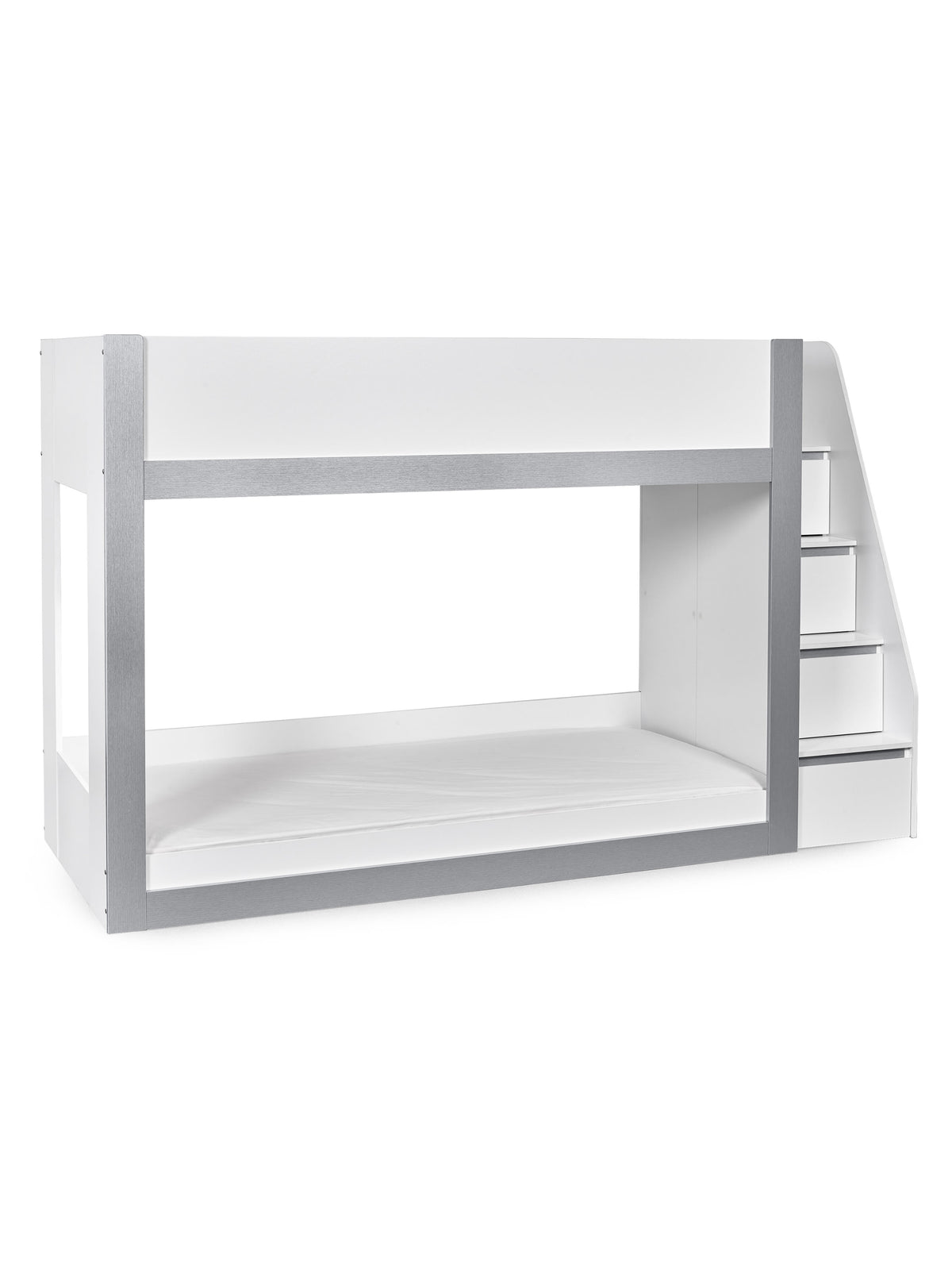 Gaia Bunk Bed - White and Silver