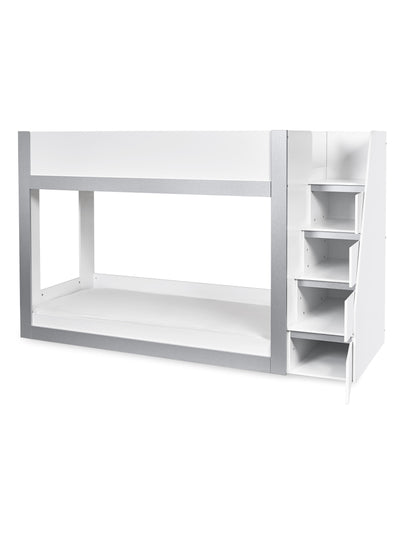 Gaia Bunk Bed - White and Silver
