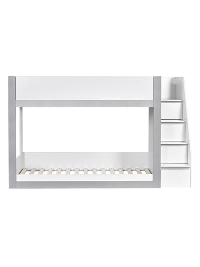 Gaia Bunk Bed - White and Silver