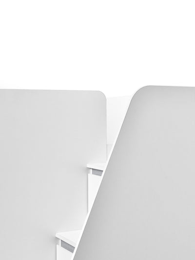 Gaia Bunk Bed - White and Silver