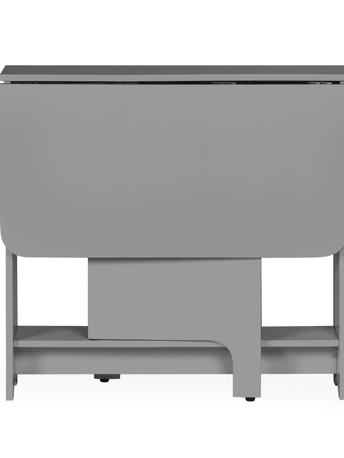Gatan Small Gateleg Table With 2 Chairs - Grey