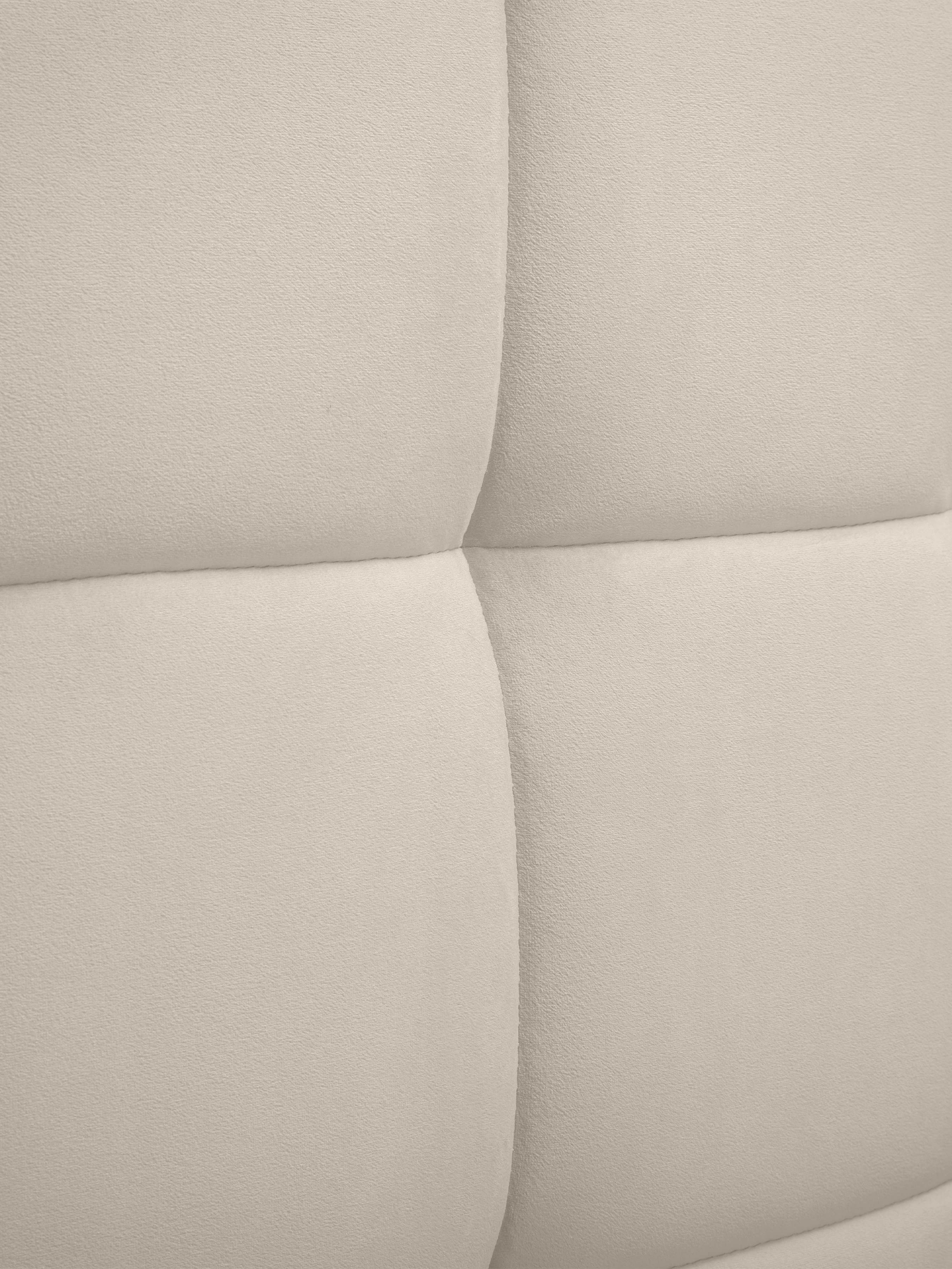 Gatsby Cream Velvet Ottoman Storage Bed