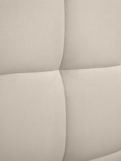Gatsby Cream Velvet Ottoman Storage Bed