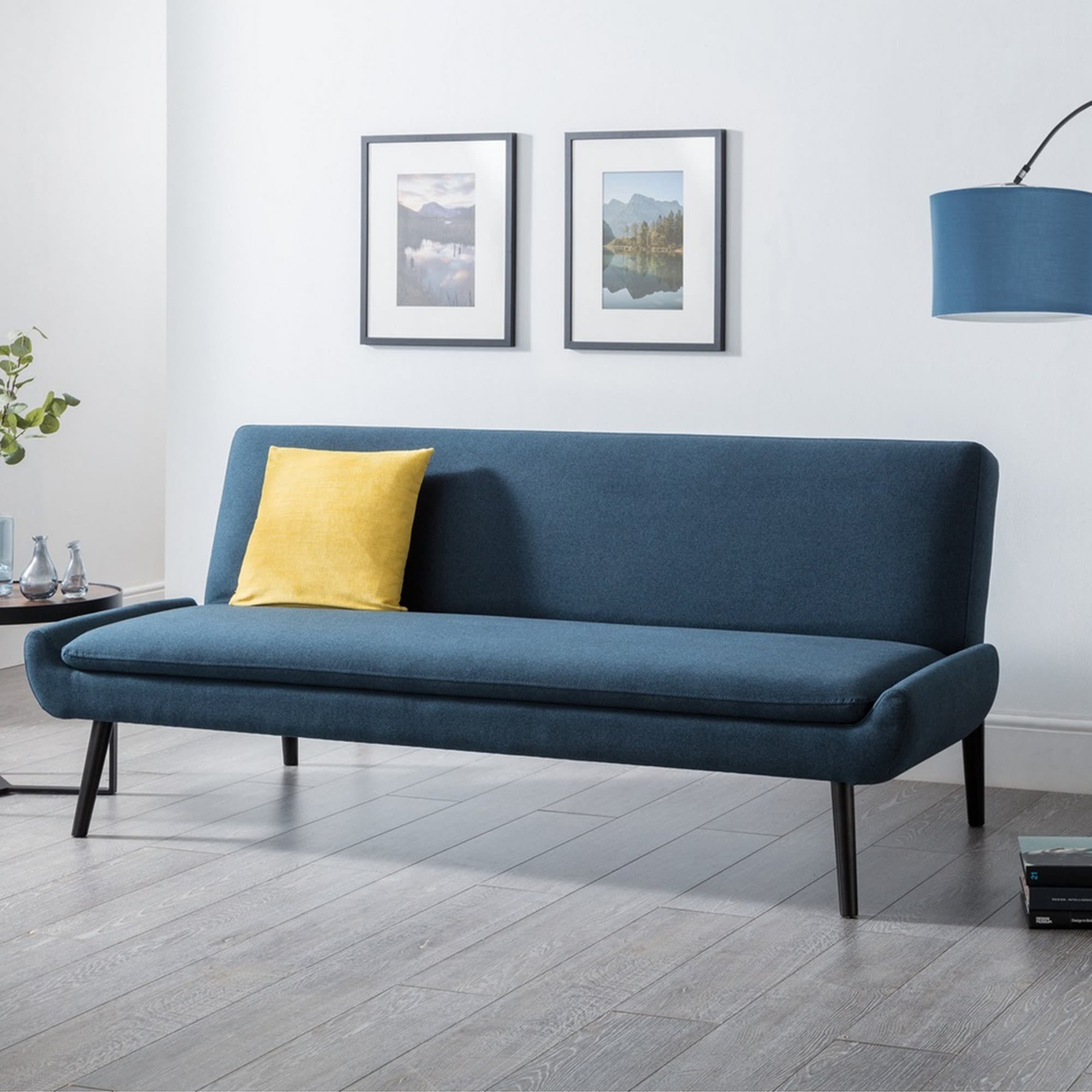 Gaudi Sofabed - Blue – Julian Bowen, view 2