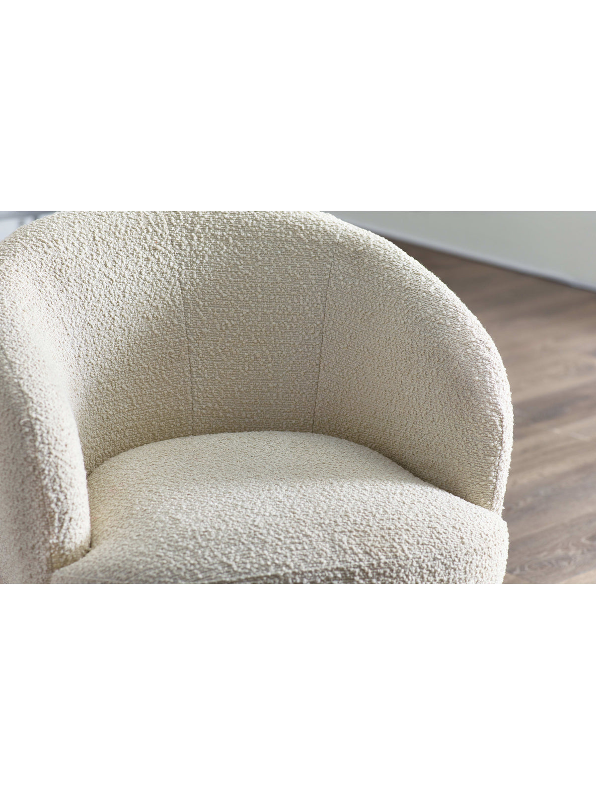 Gigi Boucle Accent Chair - Ivory