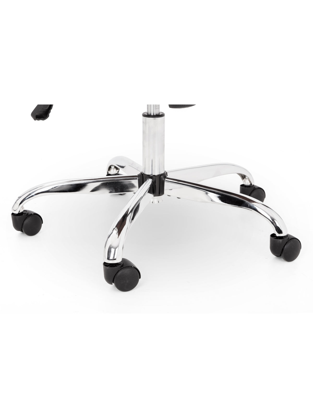 Gio Ivory & Chrome Office Chair