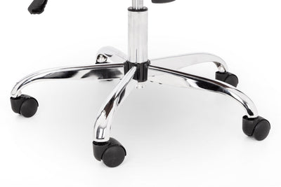 Gio Brown & Chrome Office Chair – Julian Bowen, view 3