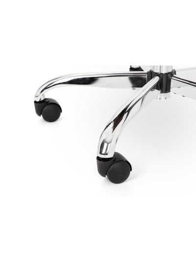 Gio Brown & Chrome Office Chair