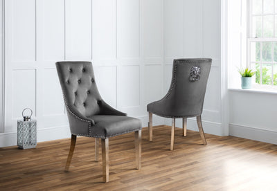 Gladstone Lion Head Chairs (Set Of 2) – Julian Bowen, view 2