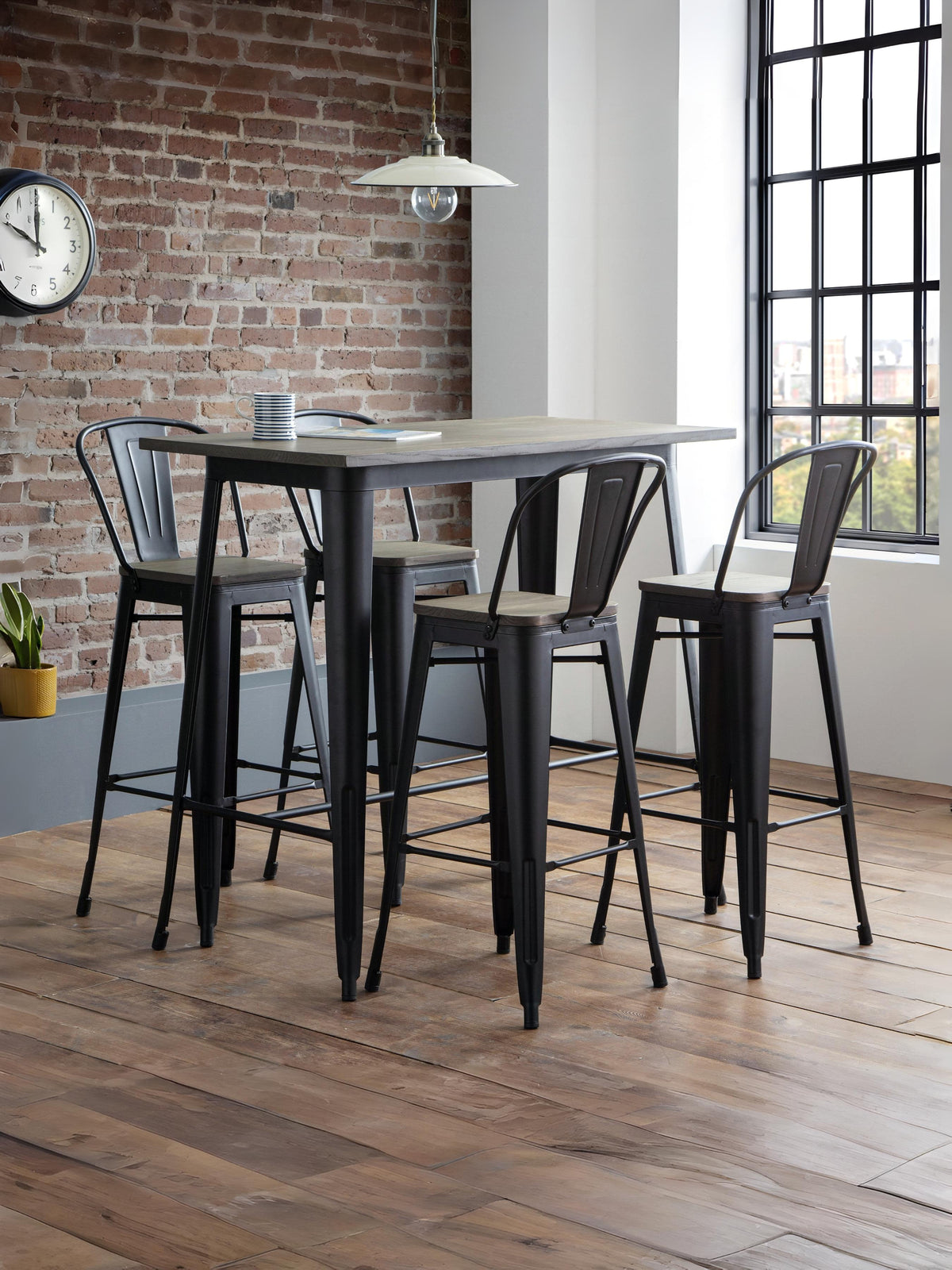 Grafton Metal Bar Stools (Set Of 2)