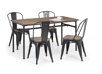 Grafton Metal Chairs (Set Of 4) – Julian Bowen, view 5