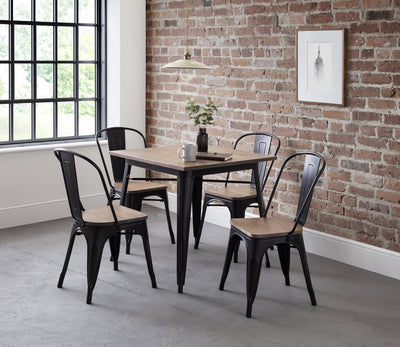 Grafton Metal Chairs (Set Of 4) – Julian Bowen, view 4