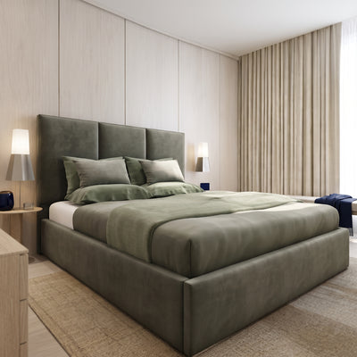 Chartley Ottoman Bed, Divan Style Gas Lift