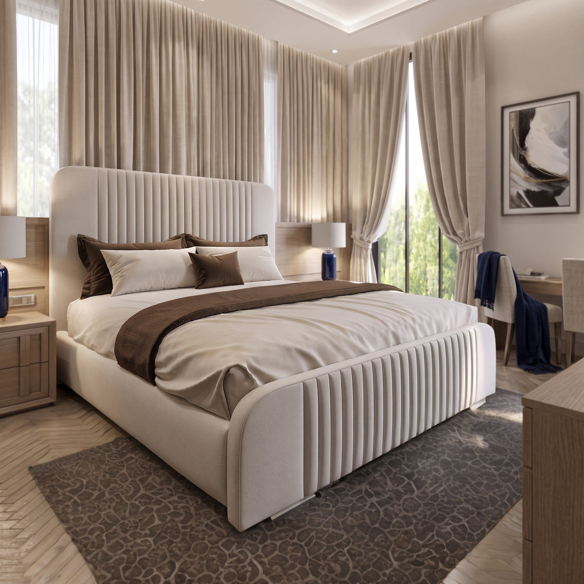 Versaille Upholstered Bed Frame