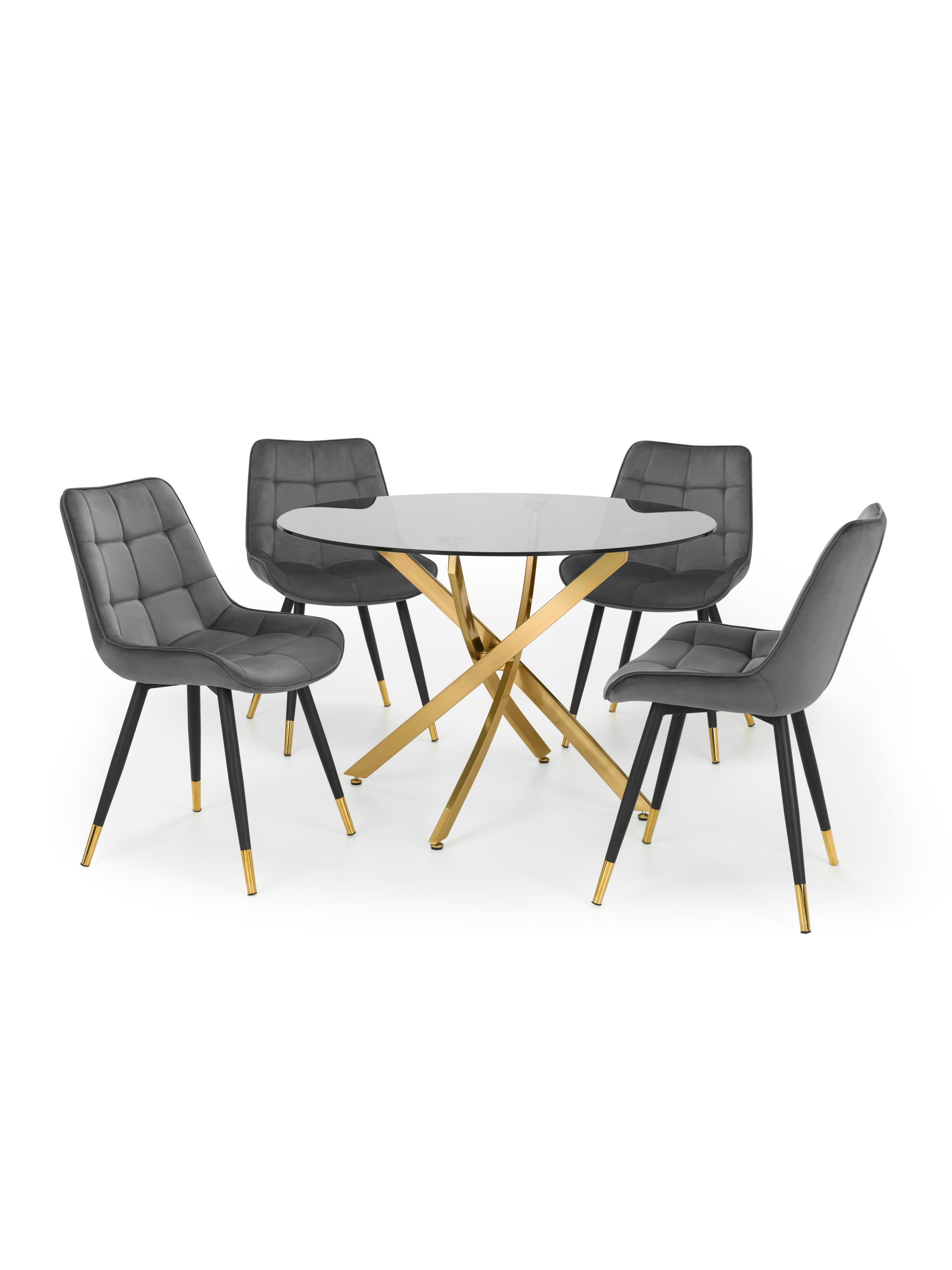 Hadid Dining Chairs - Grey (Set Of 2)