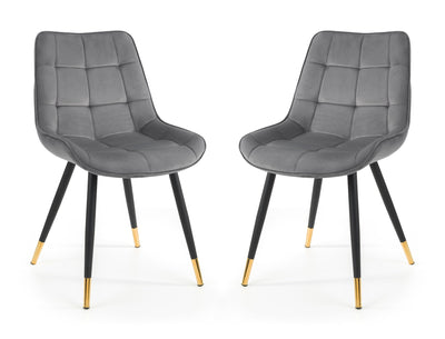 Hadid Dining Chairs - Grey (Set Of 2) – Julian Bowen