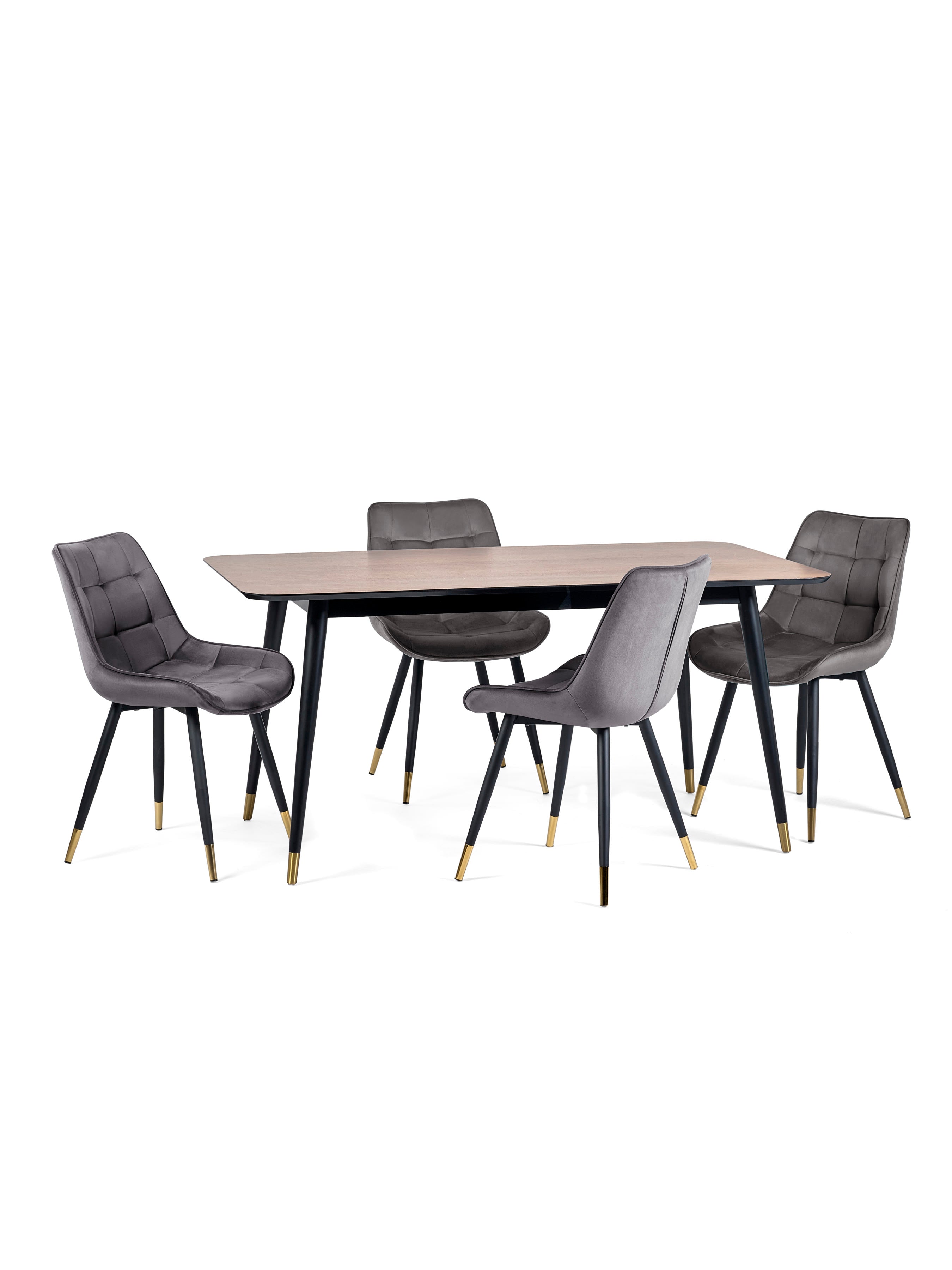 Hadid Dining Chairs - Grey (Set Of 2)