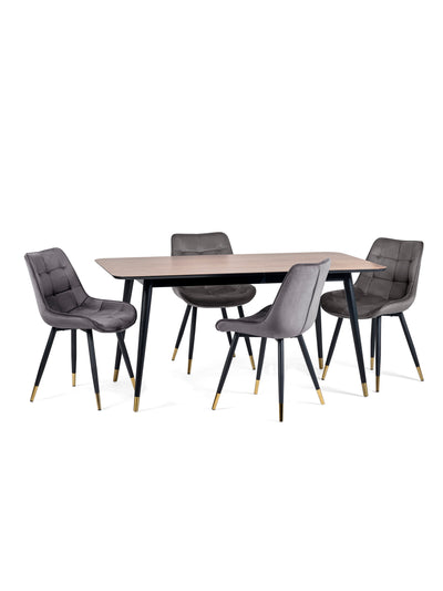 Hadid Dining Chairs - Grey (Set Of 2)